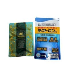 【新品未開封】ラクトロン錠 180錠 ＋ シボラナイト ハーブティー 5包のサムネイル