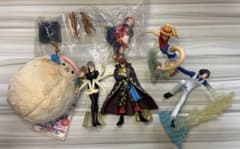 [신품 있음] ONE PIECE 피규어・봉제인형 6장 세트