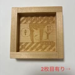 첸소만 마키마 시라이토 枡 목제 코스터 피규어 인형 세트