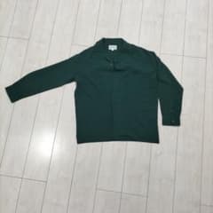 EMMA CLOTHES オープンカラーシャツ グリーン Sのサムネイル