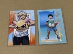 ヒロアカ アニマルビーチボール カード 爆豪 緑谷のサムネイル
