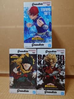 僕のヒーローアカデミア Grandista緑谷出久 爆豪勝己 轟焦凍 3体セット
