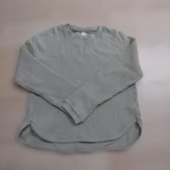 après les cours キッズ 長袖 ワッフルカットソー 120cmのサムネイル