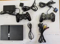 プレイステーション2 SCPh-70000 本体とコントローラー2個セットのサムネイル