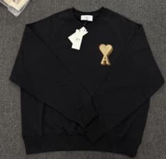 ✨新品✨ ami paris アミパリ 黒 トレーナー サイズ L3 - メルカリ