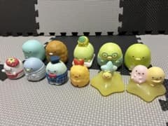 【11体セット】すみっコぐらし ソフビ人形 フィギュアまとめ売りのサムネイル