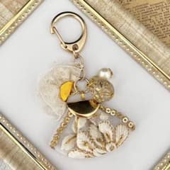 インド刺繍リボン キーホルダー  バックチャーム キーチャーム プチギフトのサムネイル