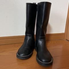 Zara ロングブーツ 黒　パール付 28(17.5)のサムネイル