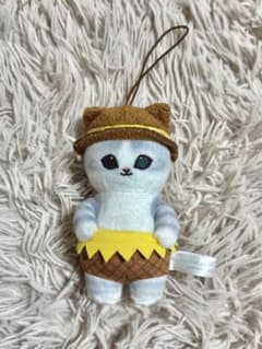 《美品、未使用》モフサンド ひまわりにゃんマスコット mofusandのサムネイル