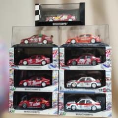 アルファロメオ155 8台＋156 1台 1/43 セットDTMのサムネイル