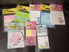 Post-it Disney 스티커 메모 정리 판매 8 점 세트