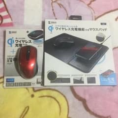 サンワ ワイヤレス充電マウス&マウスパットのサムネイル