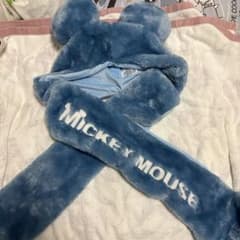 ミッキーマウス マフラーキャップ　ブルーのサムネイル