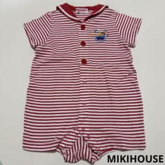 MIKI HOUSE セーラーカラー ロンパース 80cm ベビー　女の子のサムネイル
