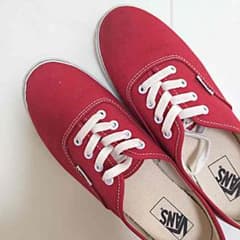 VANS(バンズ)AUTHENTIC V44W 赤／24.5cmのサムネイル