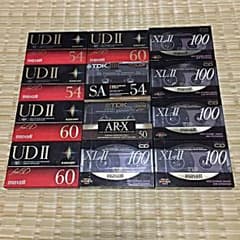 未使用 音楽用 TDK・maxellカセットテープ１２本セットのサムネイル