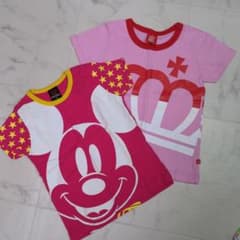 110cm ガールズTシャツ2枚セット①のサムネイル