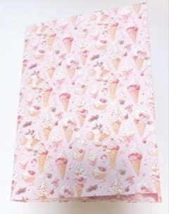 BOOK型おすそ分けファイル ブック型 土台 コラージュ 素材 紙モノ ピンク