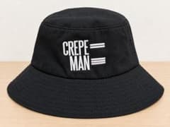 CREPE MAN バケットハット ブラックのサムネイル