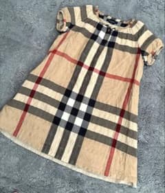 BURBERRY ノバチェック 半袖ワンピース 140cm - メルカリ