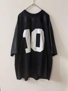 新品 ASKYURSELF メッシュカットソー 2XLサイズ ブラック 大きめ 