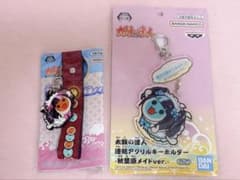 太鼓の達人　連結アクリルキーホルダー ラバーチャーム 秋葉原 2点セット