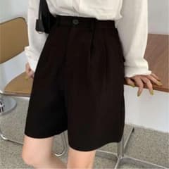 shein ショートパンツ ブラックのサムネイル