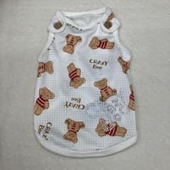犬服　クレイジーブー CRAZY BOOクマ柄メッシュ Sサイズ 新品未使用のサムネイル