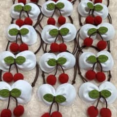 トリミングチョーカー18本(さくらんぼ) - メルカリ