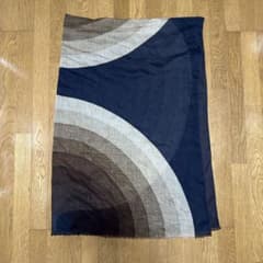 【ドリスヴァンノッテン × Verner Panton】ウールスカーフ ネイビー m21572381986_1.jpg?1761177443