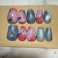 【Lサイズ】梅雨ネイルチップのサムネイル