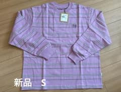 新品 グランドキャニオン HYGGE パープル ストライプ 長袖カットソー 