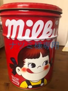 <ナツミ様専用>不二家 ペコちゃん スツール缶のサムネイル