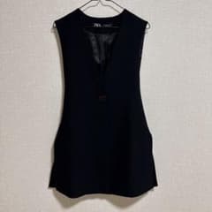 ZARA ベスト ジレ ブラック XSのサムネイル