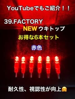 NEWウキトップ（デンケミ）赤色 6本 - メルカリ