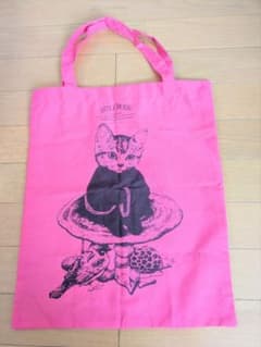 ボリス雑貨店 ヒグチユウコ 猫 ピンクエコバッグ - メルカリ