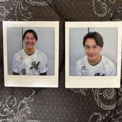 千葉ロッテ 西川史礁 プリントチェキ 2枚のサムネイル