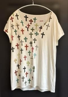 gunda×kmrii ガンダ ケムリ コラボTシャツ 十字架 クロス 日本製 