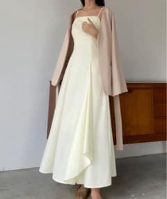 Louere フレアワッフルキャミワンピースのサムネイル