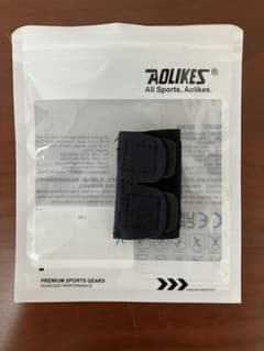 指サポーター Mサイズ 黒　２個セットのサムネイル