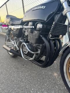 ゼファー400/χ　 ショート管 ZⅠ/Ⅱタイプ　マフラー　ブラック【新品】のサムネイル