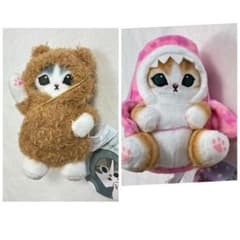 モフサンド　桜満開　サメにゃん　パジャマにゃん　マスコット　ぬいぐるみ