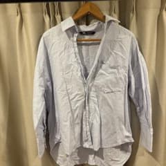 (0814様専用) ZARA ストライプ 長袖シャツ Mサイズのサムネイル
