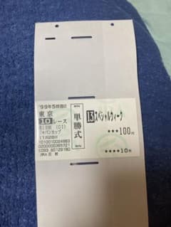 1999ジャパンカップ スペシャルウィーク 単勝馬券 函館購入 - メルカリ