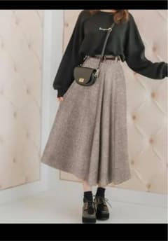 GRL グレンチェックフレアスカートのサムネイル