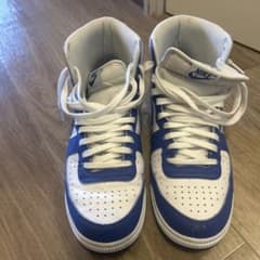 Nike ハイカットスニーカー ホワイト/ブルーのサムネイル