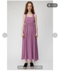 【専用】MOUSSY 新作 BACK RIBBON CAMI DRESSのサムネイル