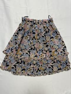 UNIQLO フラワープリント フレアスカート Sのサムネイル