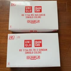 HG MS-06 ZAKU II & RX-78-2 GUNDAM UNIQLOのサムネイル