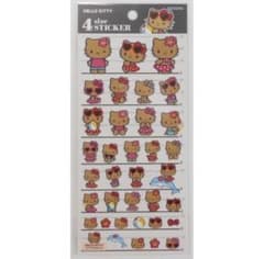 正規品　日焼けキティ 4サイズ ステッカー　シールのサムネイル